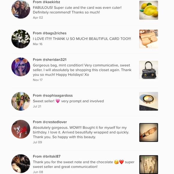 LOVE NOTES. Thank you! ❤️XOXO - Picture 5 of 10